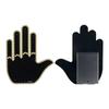 Funny Finger Hand Lamp Remote Control Car Decoration Panel Gesture Lights  Road Rage Signs