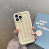 Einfache einfarbige 3D-Streifen-Hülle für iPhone 14 13 12 11 Pro Max, Überzug, lila, weiche Silikonhülle, stoßfeste Stoßstange