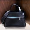 Fubao Leder Lakis Kelly Tasche Doppelreißverschluss 28 Handtasche Premium Leder Handtasche Umhängetasche