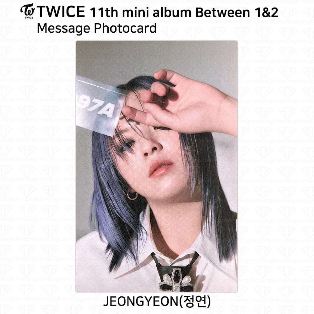 TWICE 11th Mini Album Between 1&2 Jeongyeon Photocard Postcard Polaroid POB