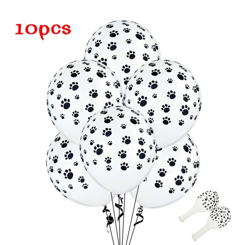 10pcs Cute Dog Paw Prints Latex Balloons Birthday Party Wedding Decoration 10pcs Cute Dog Paw Prints Latex Balloons Birthday Party Wedding Decoration