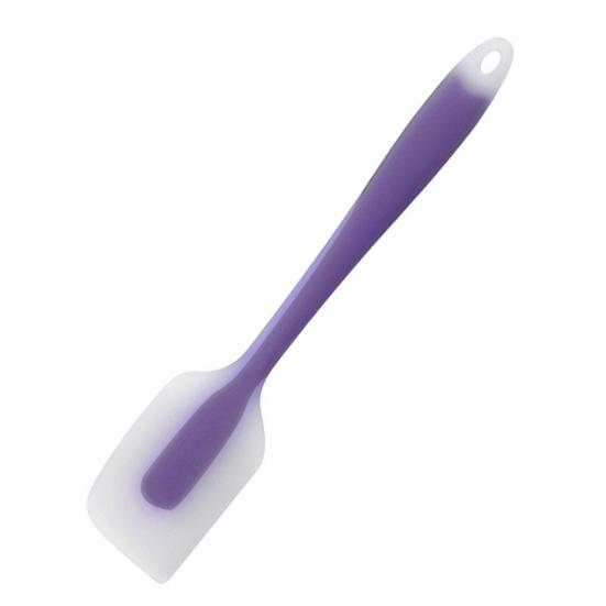 Silicone Spatula Heat-Resistant Glass Pot Scraper for Baking Cooking Non-Stick Dishwasher Safe Essential Kitchen Tool for Mixing Spreading