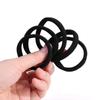 50/100 ks Černé gumičky do vlasů pro ženy dívky čelenka vysoce elastická gumička gumičky do vlasů držák na culík scrunchies doplněk