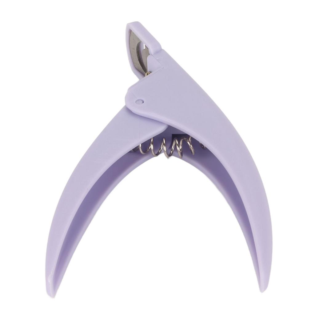 Acrylic Nail Clipper Professional Stainless Steel Nail Tip Cutter False Nail Trimmer Manicure Tool Purple