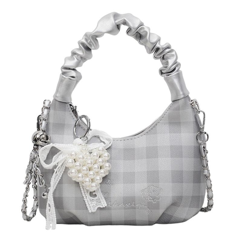 

Сумка Жіноча Нова Універсальна Сумка-месенджер Сумка на плече no pendant срібний