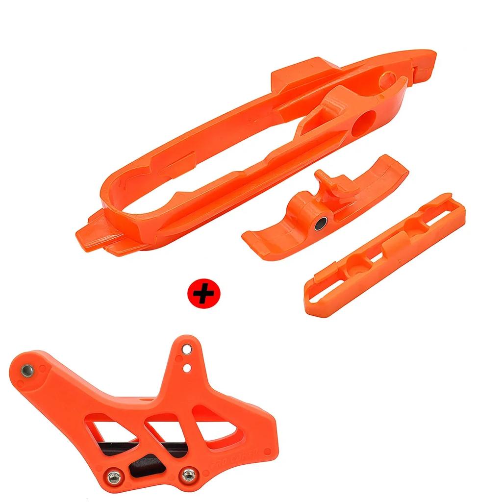 Swingarm Chain Slider Kit Chain Guard Guide Brake Hose Clamp For KTM SX SXF XC XCF 125 200 250 300 350 450 2012-2018 2019 2020