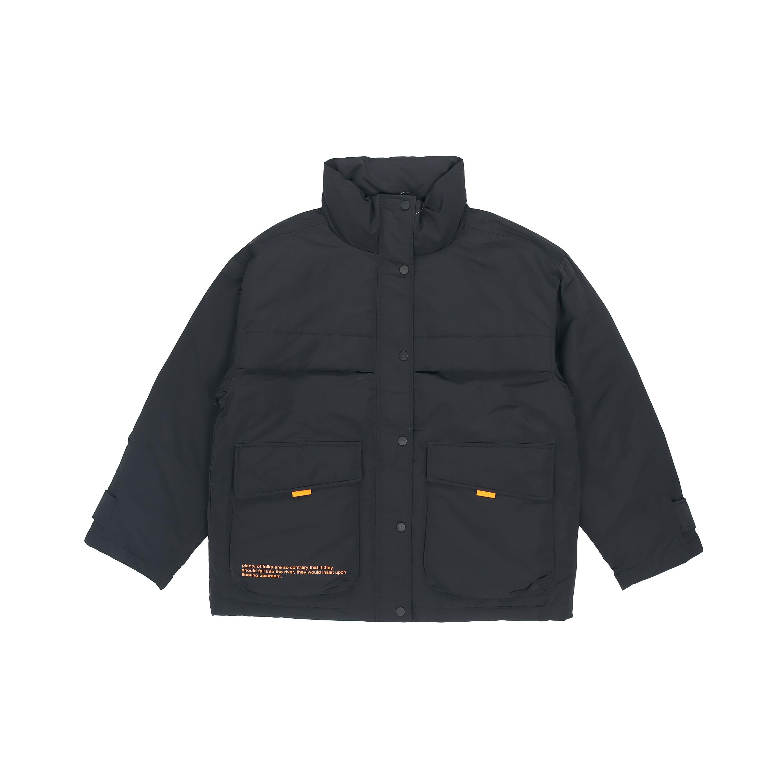 Li Ning Sports Fashion Collection Down Jacket Winter Unisex New Standard Black AYMQ578-1 M