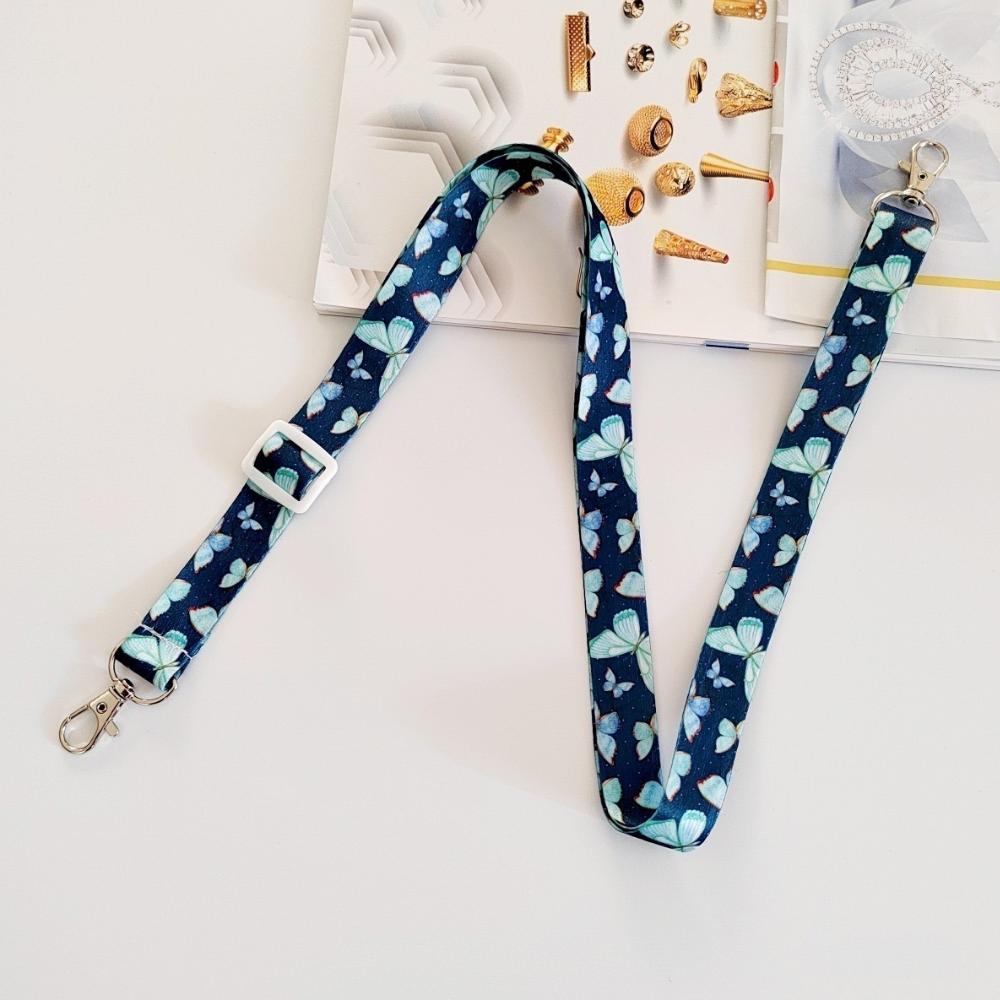 Multiple Mosaic pattern mobile phone rope small fresh adjustable lanyard Camera mobile phone documentation bag lanyard accessories
