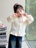 2026 New Girls' Long-Sleeved Doll Shirt with Three-Dimensional Embroidery - Spring/Autumn Style