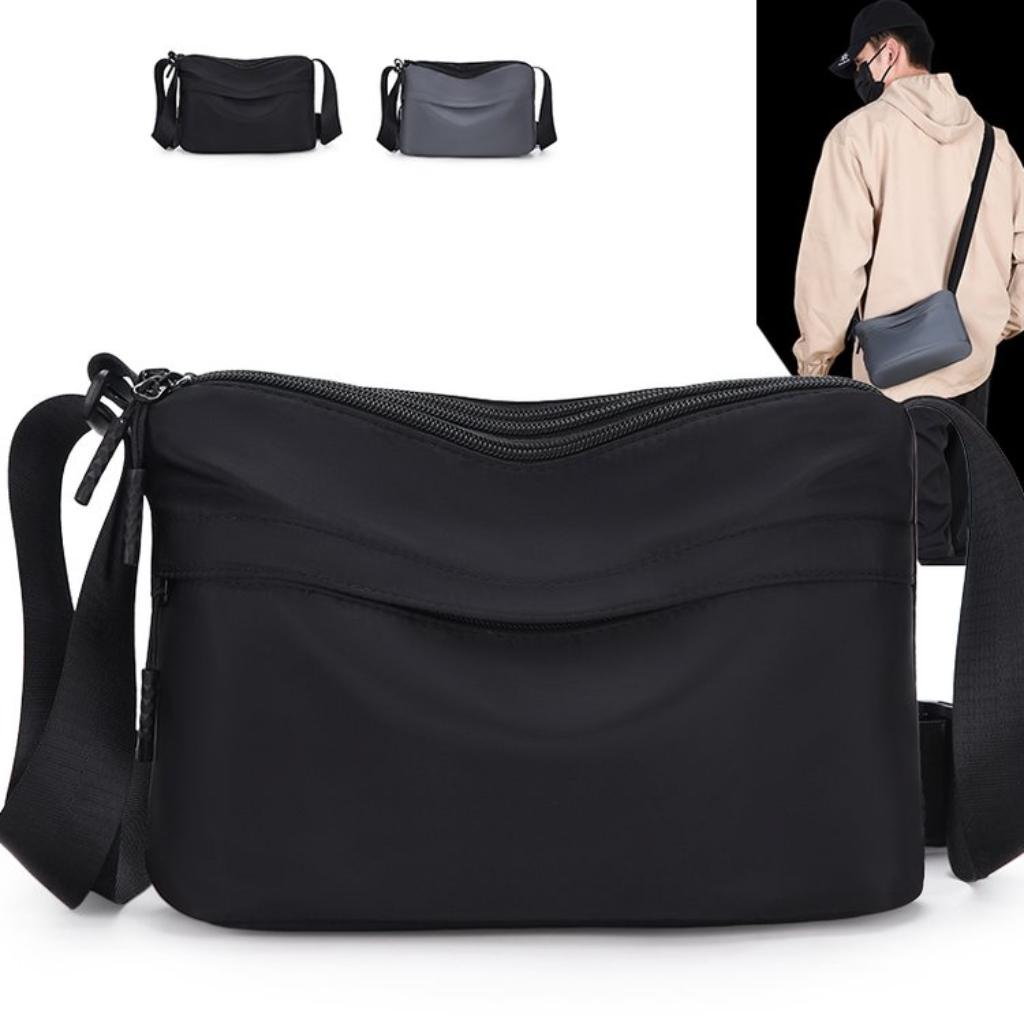 Shoulder Bag Unisex Nylon Multi Compartment Daily Commute