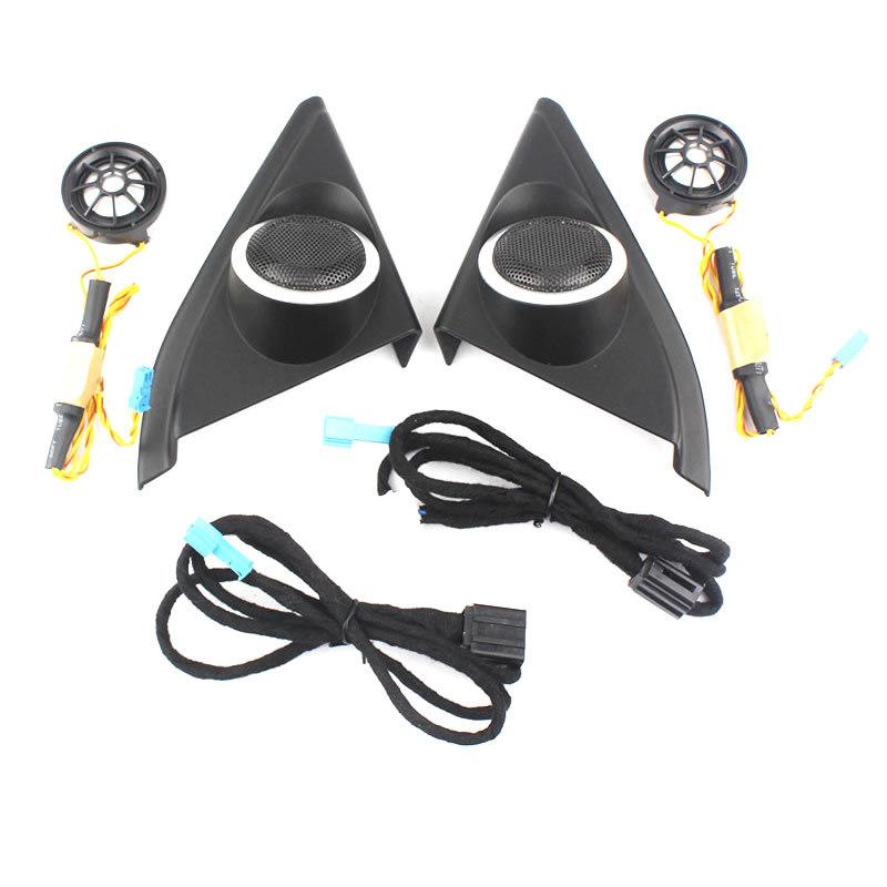 Triangle Head Speakers Car Audio Trumpet Mirror Door Trim Tweeter Speaker For Toyota Corolla 2014-2019