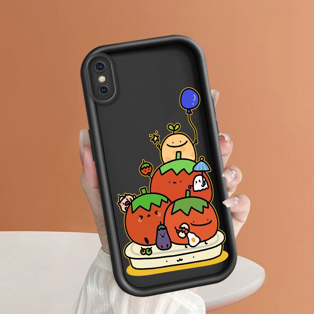 Cute Cartoon Soft Phone Casing for Realme OPPO Reno VIVO Infinix Tecno Oneplus Full Cover Camera Shockproof Protection Rubber Case Cover