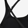 Nike Strappy Solid Medium Support Sports Bra Women Underwear Black CD7130-010