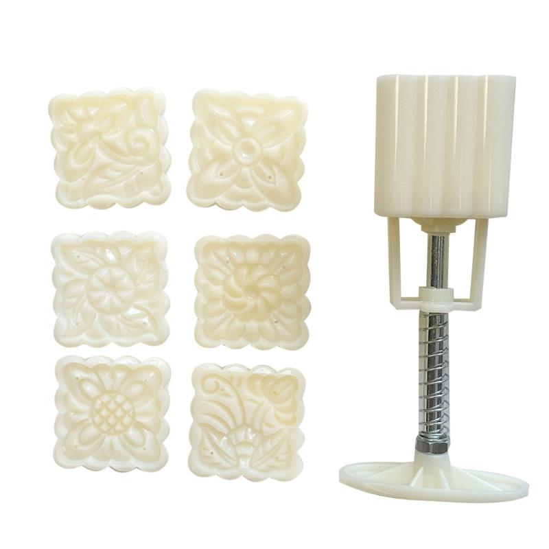 Hand Pressed Ice Skin Mooncakes Mold Green Bean Treats Moulds ABS Plastic Pastries Dessert Mold for Baking Enthusiasts 1