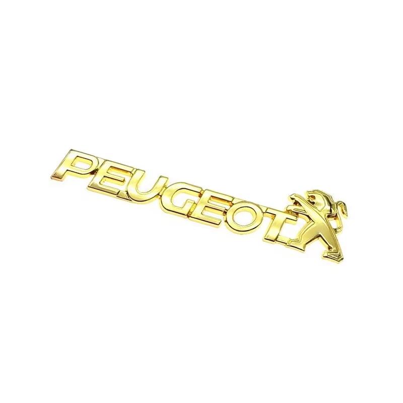 Car Emblem Sticker Accessories for Peugeot 108 206 207 208 301 M307 308 406 407 408 508 607 2008 3008 4008 5008 GT RCZ Rifter