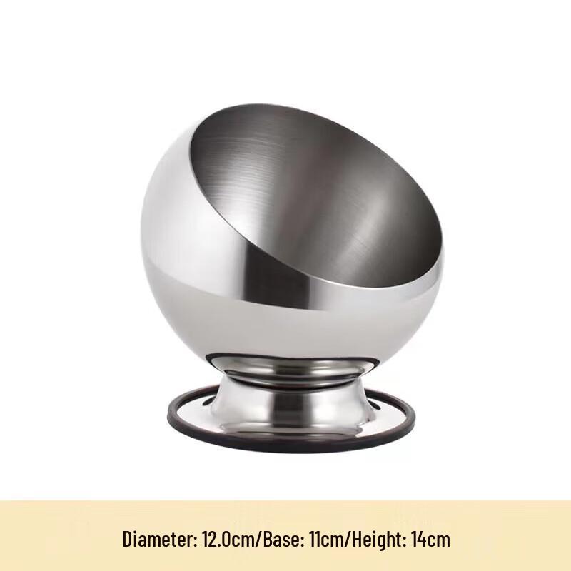 Hanlu 304 Stainless Steel Slanted Serving Bowl