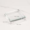 Pyramid Crystal Metal Ornament: Luxury Display Plate for Jewelry, Minerals, Figurines, & Wine