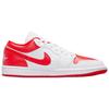 Jordan Air  1 Comfortable Fit Breathable Low Top Retro Basketball Shoes Women Sneaker Red White DC0774-110