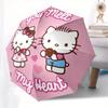 1pc Hello Kitty Romance Umbrella with Plastic Handle,Suitable for All Seasons Home Travel Outdoor UmbrellaSanlio435