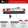 Manual Tile Cutter with Double Rail Steel Base, Push Knife, Scoring Knife, & Infrared Guide (600/800/1200 mm) for Wall & Floor Tiles.