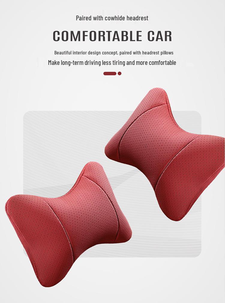 Four Seasons Suede Car Seat Cushion: Universal, Breathable, Slim Waist Design for All Seasons.