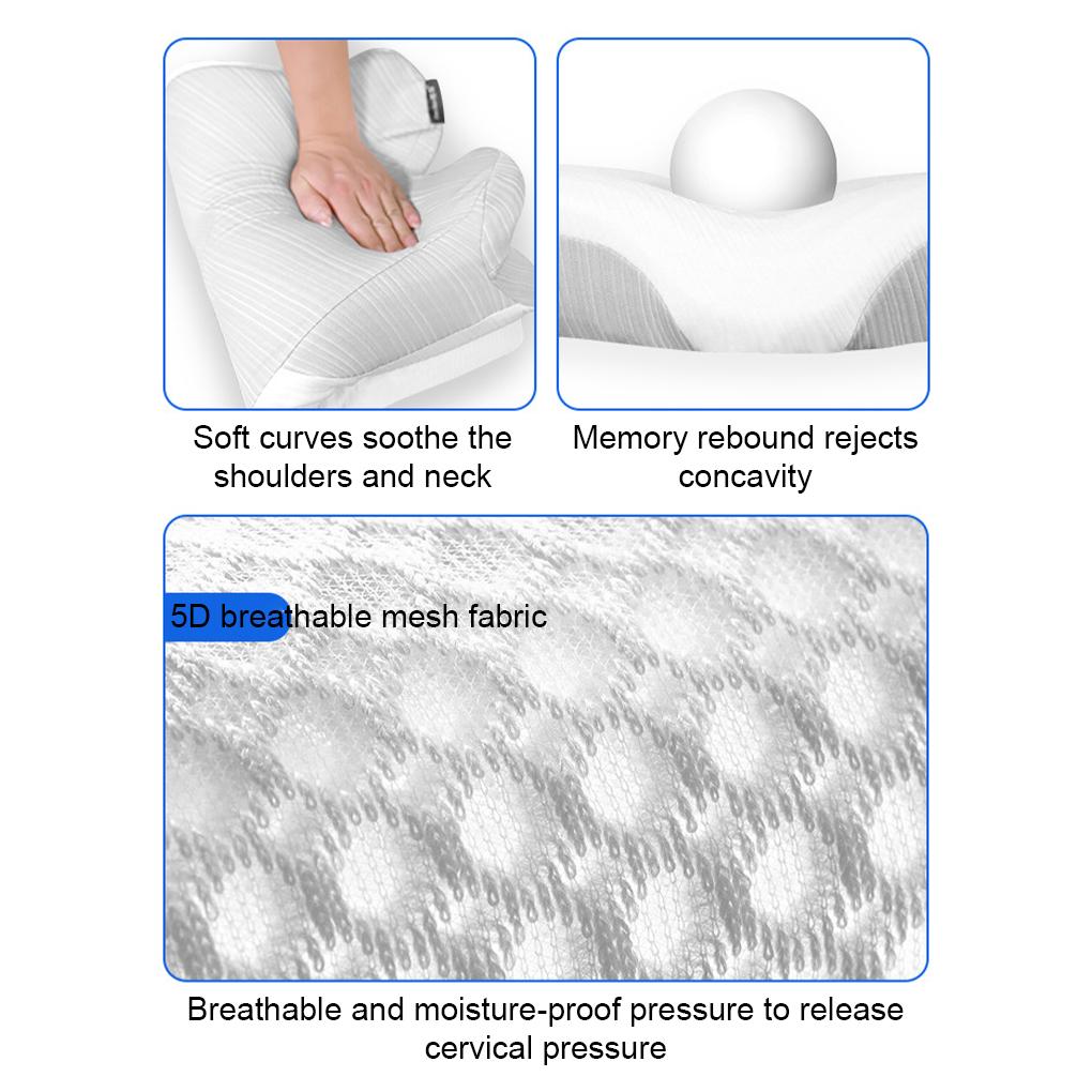Neck Pillow Relieve Sleeping Pain Neck Now Memory Sponge Pillow Memory Pillow