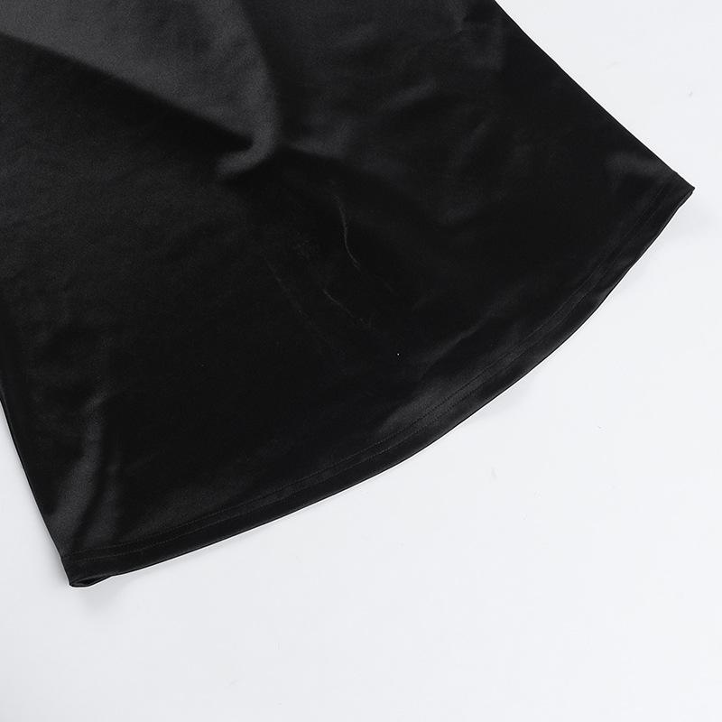 Jarní dámské šaty ve stylu celebrit Sexy úzké šaty s diamantovým řetízkem