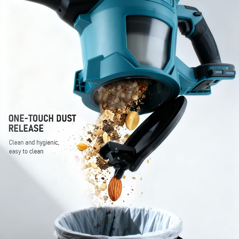 21V Cordless Vacuum Cleaner Brushless Motor Removable and Washable Filter Powerful Suction Handheld Vacuum Cleaner