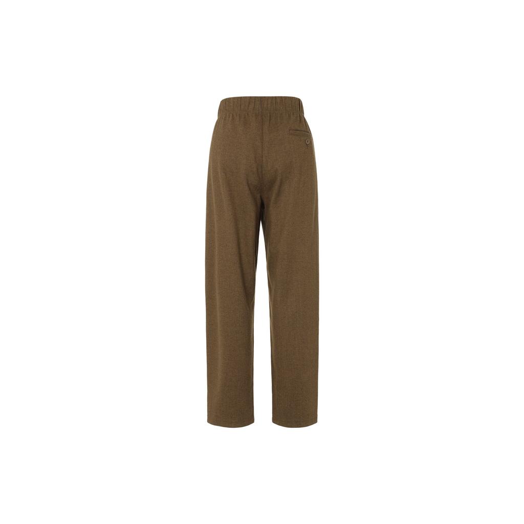 UNIQLO FW23 U Series Solid Color Knitted Long Pants Casual Pants Unisex bottoms Light-Brown 461548-35