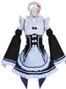 Cosplay Specialty Starting Life In Another Super Cute Ram and Rem Cosplay Halloween Christmas Anime Maid Outfit Set Light Blue Wig [Hinata Store]