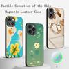 Cute Cartoon Duck Girly Pattern Phone Case For iPhone 17 16 15 14 13 12 Plus Pro Max High-end Luxury Magsafe Sheepskin