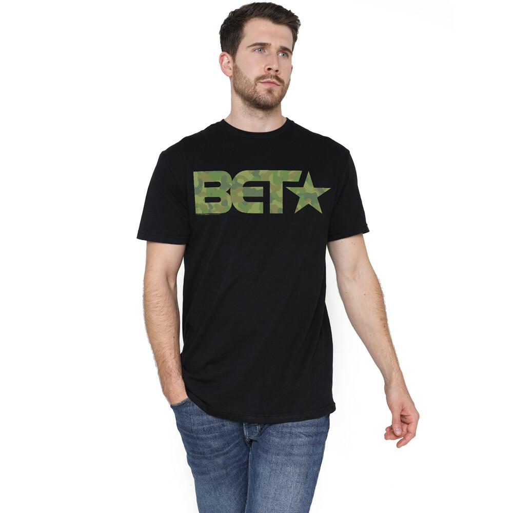 Bet Bet Camo Logo T-Shirt S-2XL Black S