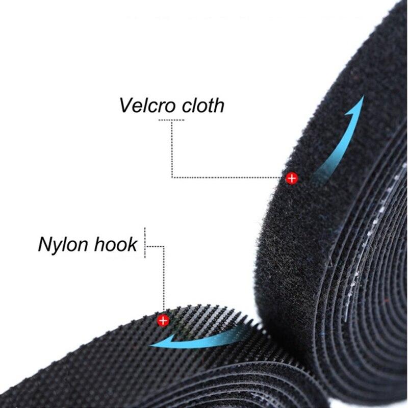 5 Meter/Rolle Nylon-Kabelbinder, Stromkabel, Schlaufenband, Multifunktions-Nylongurte, wiederverwendbar