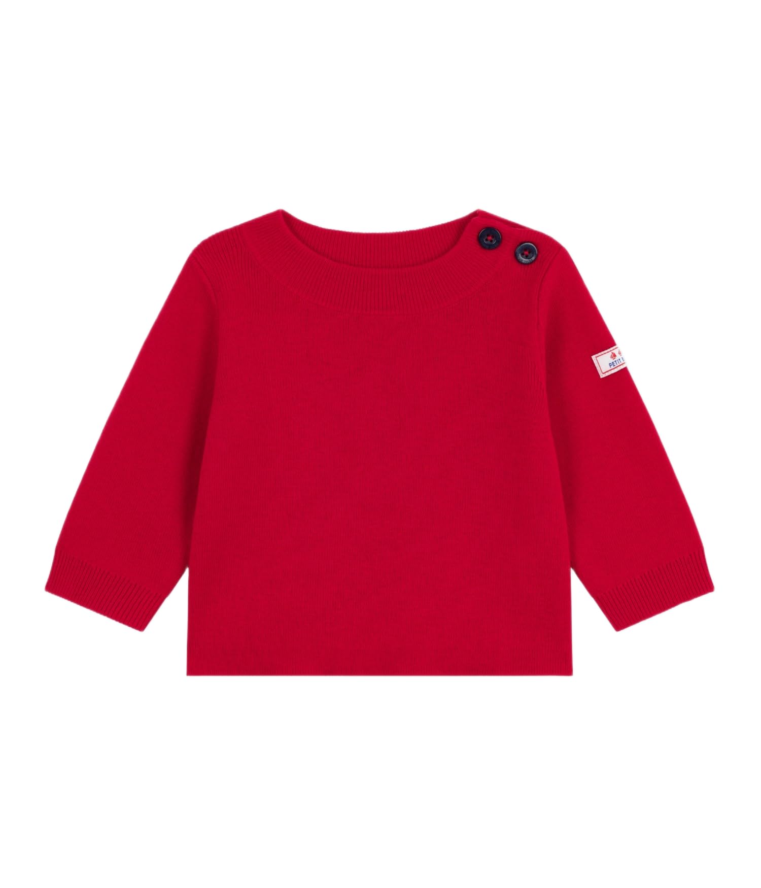 

Petit Bateau Knit Pullover A0EB7 36 95cm Red, Months,