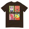 Smiling Friends Pop Art Character Grid Funny Cartoon Tshirt
