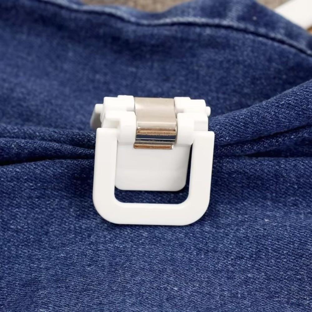 4Pcs Fixing Hem Detachable Trouser Clip Multi Function Leg Straps Anti Sliding Clip Trouser Shortening Adjustable Bookmark Clip