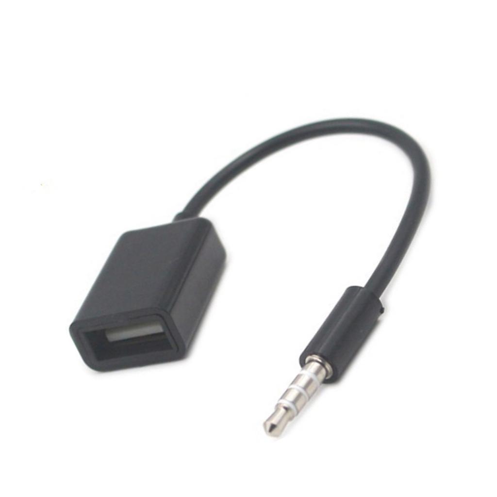 Universal 3.5mm USB To AUX Converter Connection Cord Suitable for Vehicle Sound Music Playback Connecting Stereo Sources