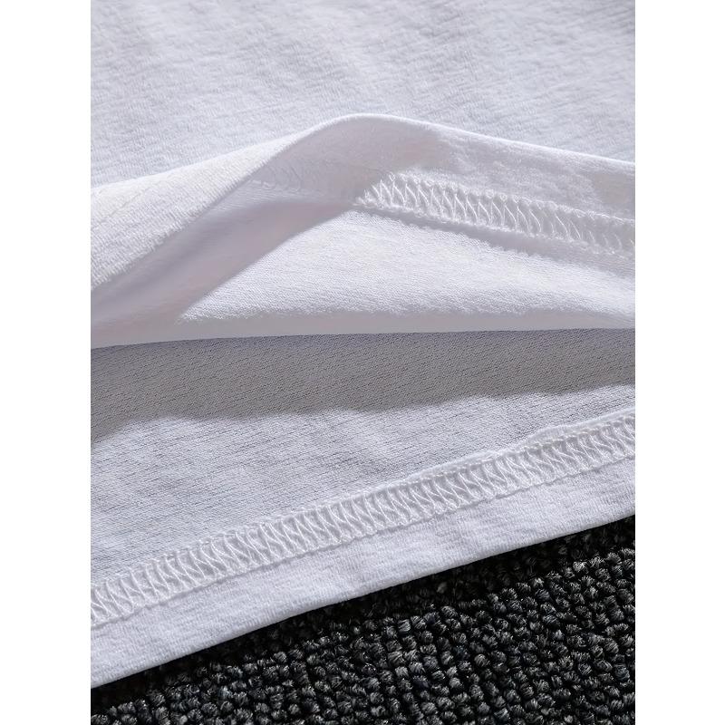 European Size Men'S Loose T-Shirt | Unique Casual Wear, Soft and Breathable, Casual Sports Shirt, All Sizes Available, Urban Fashion, Crew Neck