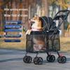 Medium & Large Pet Stroller for Dogs & Cats - Lightweight, Foldable, Ideal for Outings