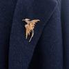 Enamel Phoenix Bird Brooches Animal Pin For Women Men 5-Color Enamel Flying Beauty Bird Party Office Brooch Pin Gifts