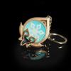 New Teyvat Vision Fontaine Water God Focalors Lyney and Lynette Keychain Luminous 7 Element Eye Of God Toy KeyRing