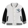 2025 Neuer Stil Jungen Fleece-gefütterte Baseballjacke für Herbst & Winter