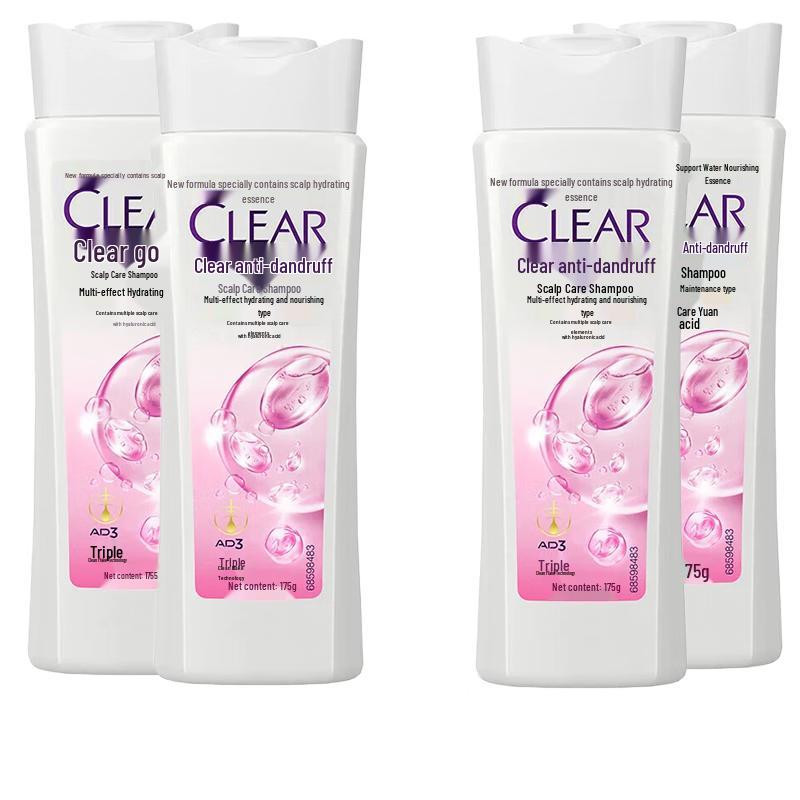 Clear Anti-Dandruff Scalp Care Shampoo, Multi-Effect Hydrating & Nourishing