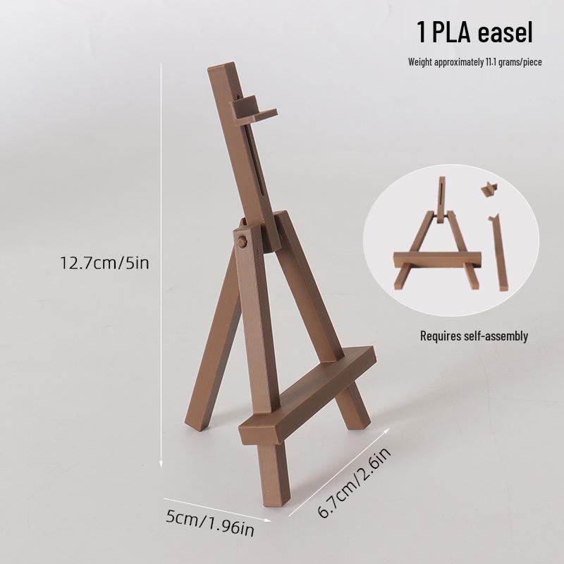 Mini Desktop Painting Easel Dollhouse Accessory
