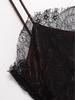 2026 Spring Women's European & American Satin Lace Asymmetrical Camisole Dress
