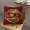 Retro B-Bioshock R-Rapture Game Office Cushion Pillowcase Car Cushion Cover45X45CM Lumbar Pillowcase Sofa Pillowcover