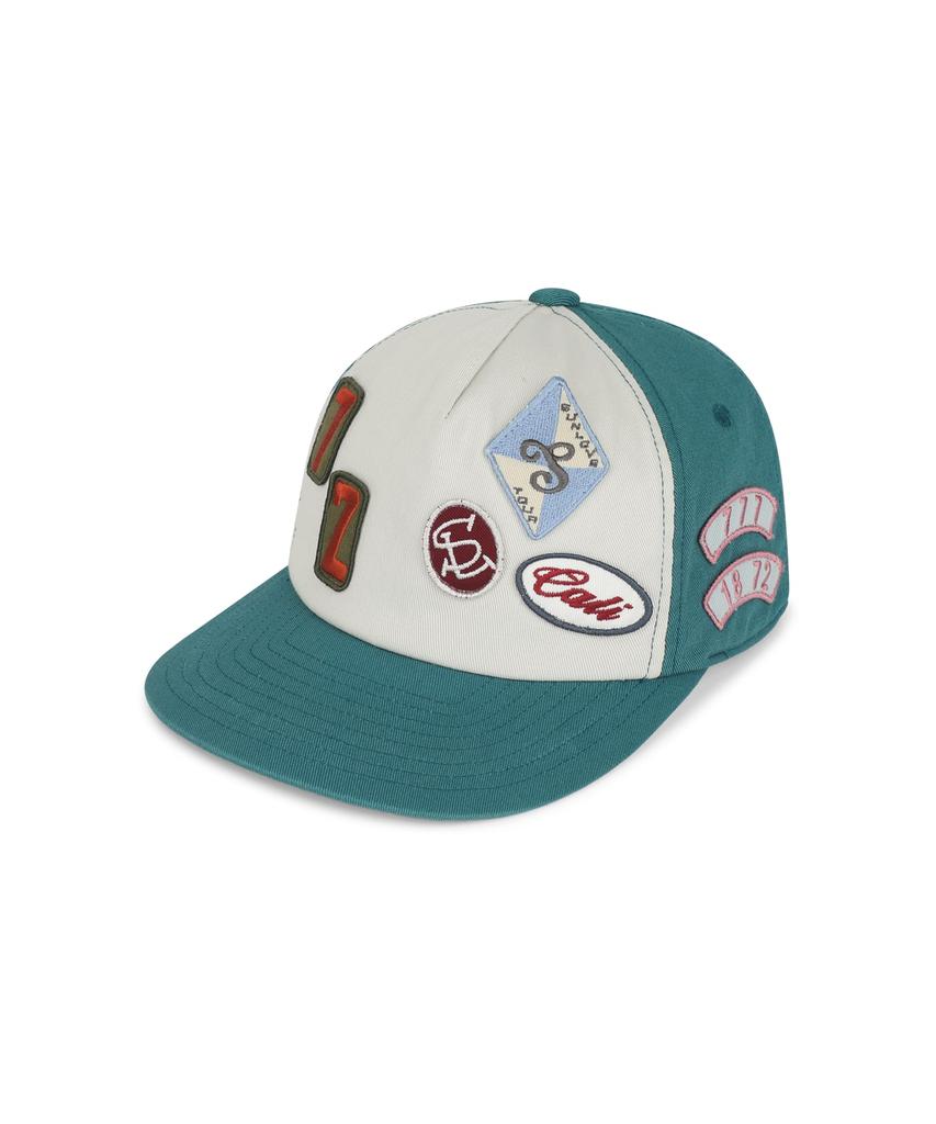 Sseonleobeutueo Multi Patch Trucker Cap Green