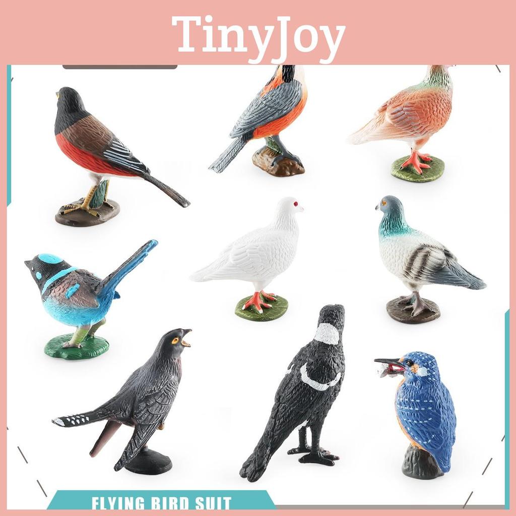 Bird Replication Pvc Magpie Pigeon Models For Home Decor And Ornithology Enthusiasts