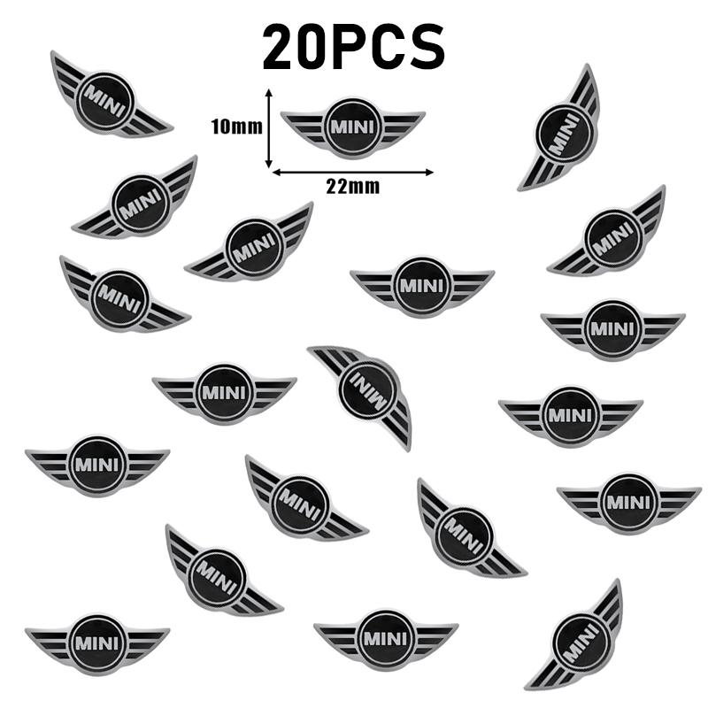 Car Key Emblem Stickers Auto Control Key Logo Car Accessories for MINI F55 F56 R60 R59 R58 WORKS One Cooper JCW 2023 R57 R56 R55 Pwaxk99