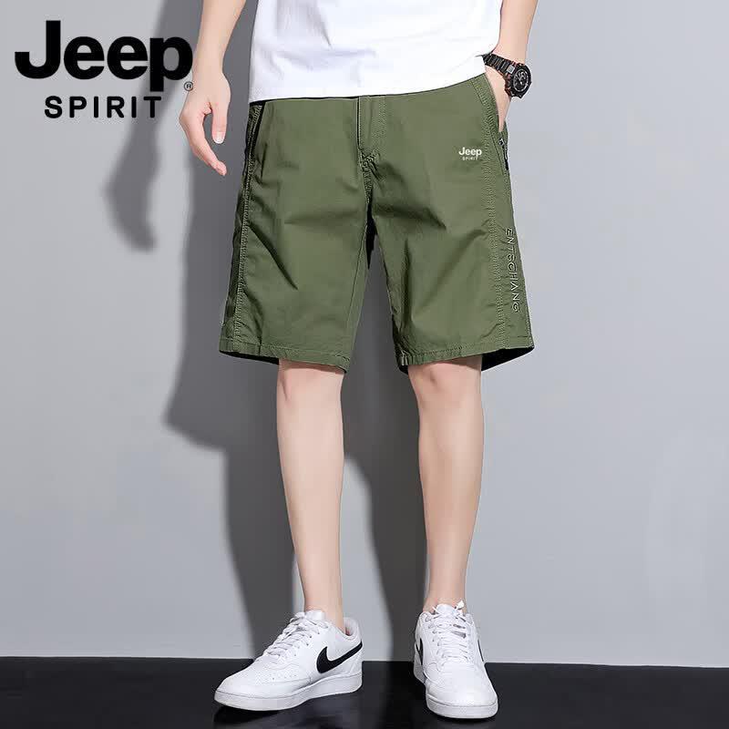JEEP SPIRIT Men s Loose Fit Cotton Casual Shorts 2XL